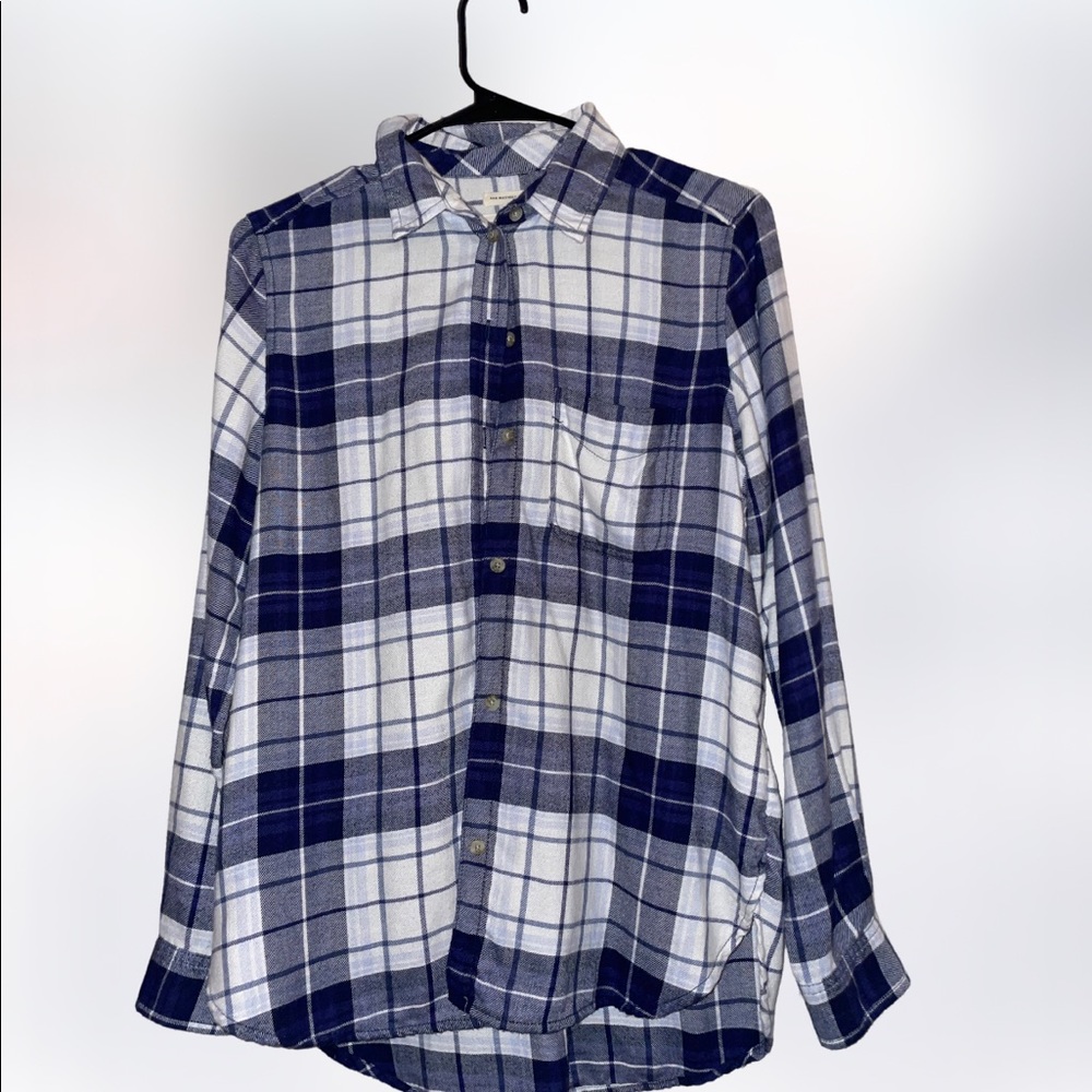 American Eagle Ahhmazingly Soft Flannel Button Down Shirt Small
